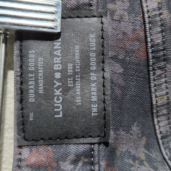 Lucky Brand Jeans Womens Size 0 Floral Lolita Skinny Ankle - Picture 4 of 15